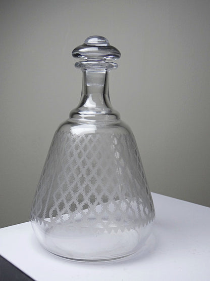 Vintage Kristallkaraffe Alhambra von Baccarat für Baccarat, transparent