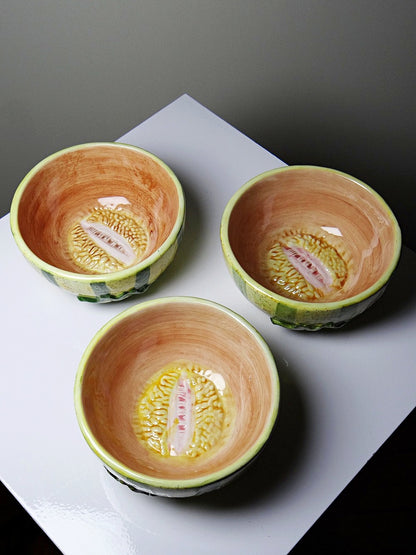 Vintage Schale Melone schwarz für EDW ©