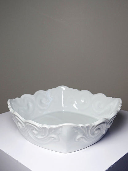 Vintage Schüssel von Limoges für Porzellan celadongrün