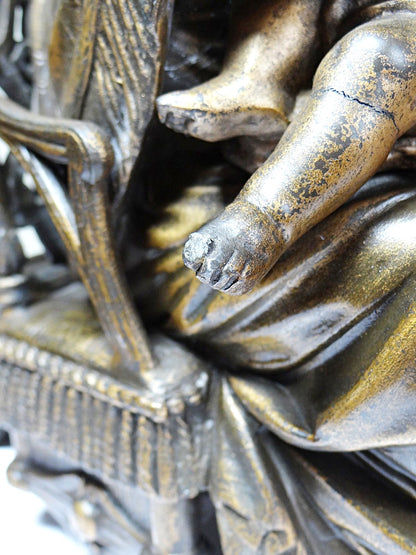 Vintage Statuette Vierge à la Chaise religiöses Motiv