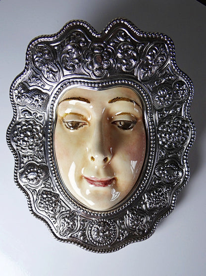 Vintage Wand Ex-Voto Vierge du Rocío, Spanien