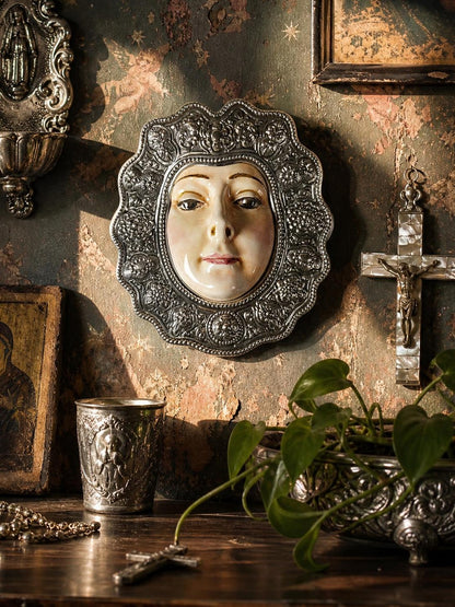 Vintage Wand Ex-Voto Vierge du Rocío, Spanien