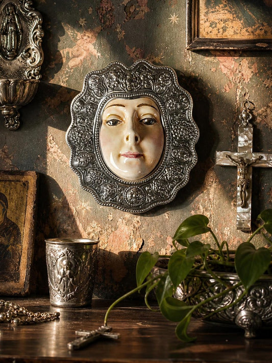 Vintage Wand Ex-Voto Vierge du Rocío, Spanien