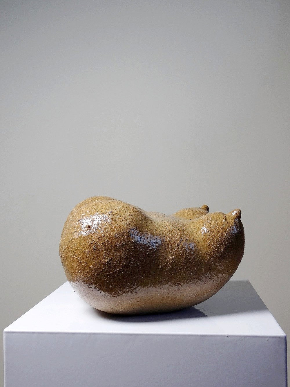 Vintage Venus Skulptur von JMB für Kunst Grès sandgestrahlt braun