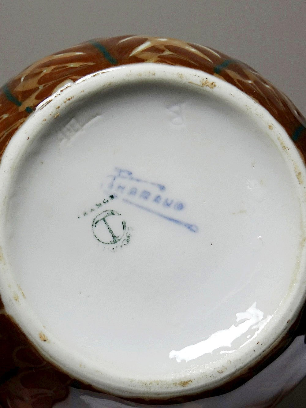 Vintage Vase Tharaud von Camille Tharaud für Limoges BraunDekoration