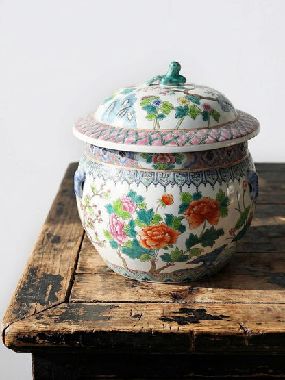 Vintage Servieraccessoire von chinesischer Manufaktur für Tongzhi nian zhi Multicolor