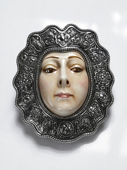 Vintage Wand Ex-Voto Vierge du Rocío, Spanien