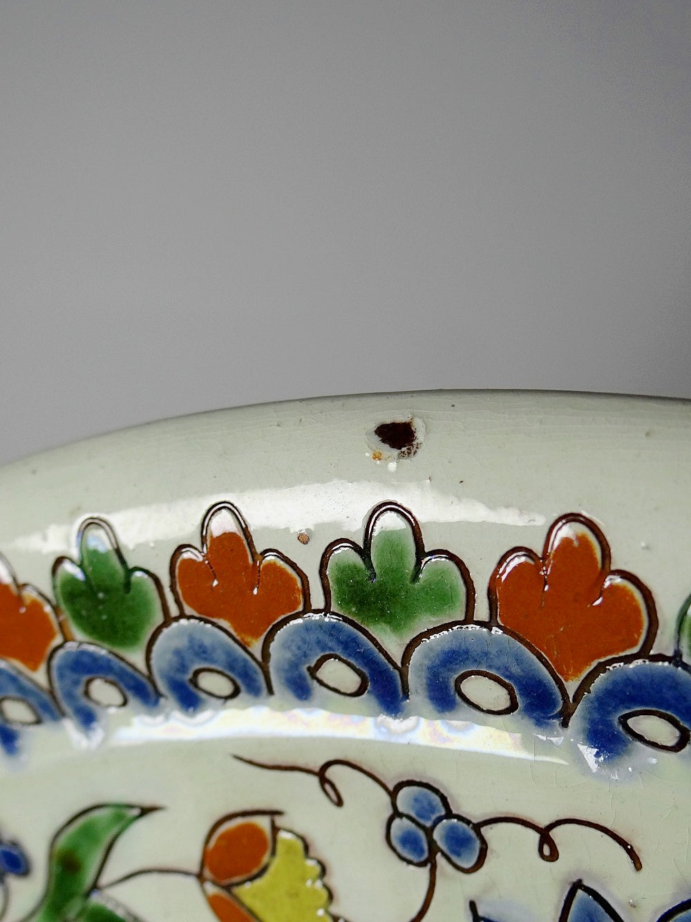 Vintage Emaille Schale von Schoch-Läderach für Schoch-Läderach selten