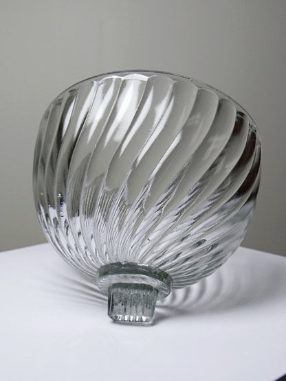Vintage Servierglocke Torse/Torsade von Baccarat für Baccarat durchsichtig