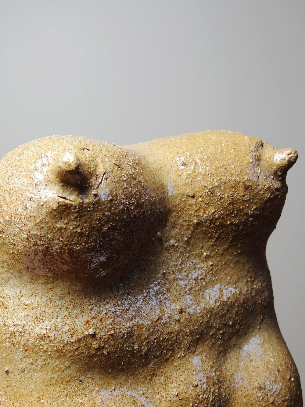 Vintage Venus Skulptur von JMB für Kunst Grès sandgestrahlt braun