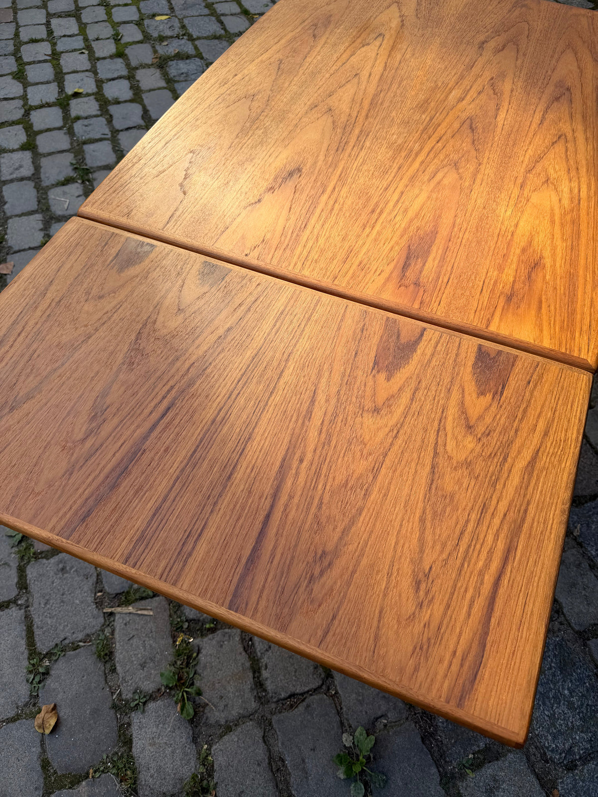 Vintage Esstisch Teak ausziehbar von Grete Jalk für Glostrup
