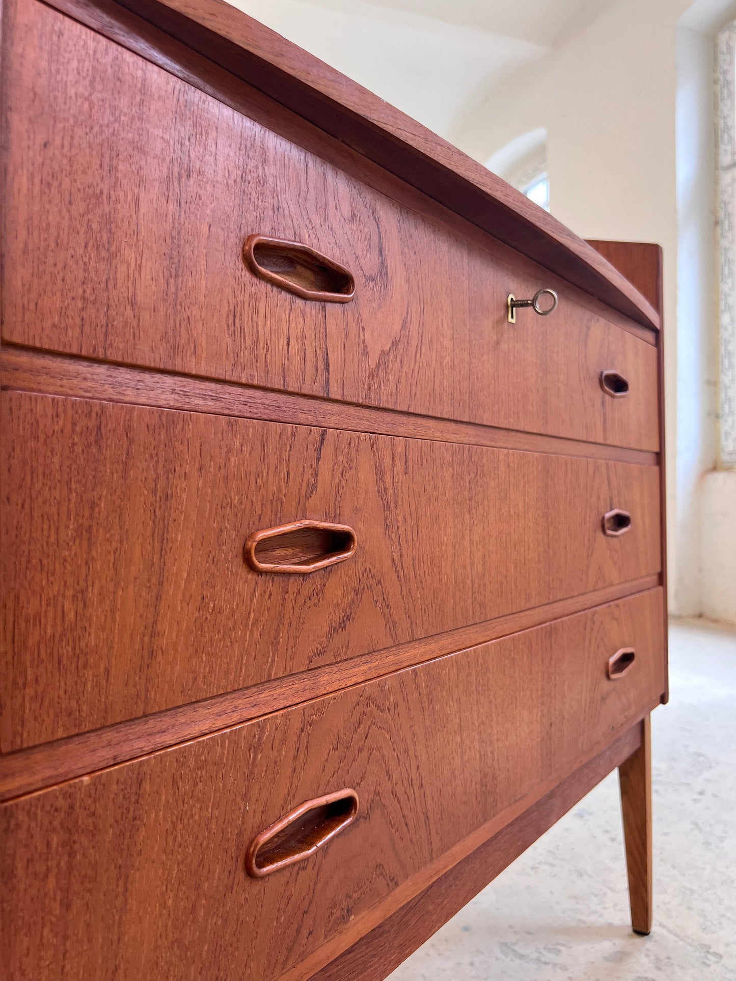 Vintage Sekretär Teak Dänemark