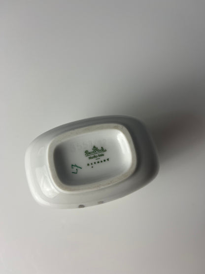 Vintage Vase Mini Vase von Rosenthal Studio Line weiß silber