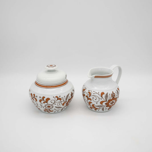 Arzberg Milchkännchen und Zuckerdose, Vorderseite