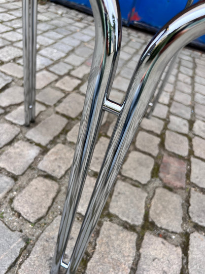 Runder Esstisch Rauchglas Chrom Ø 99,5 cm