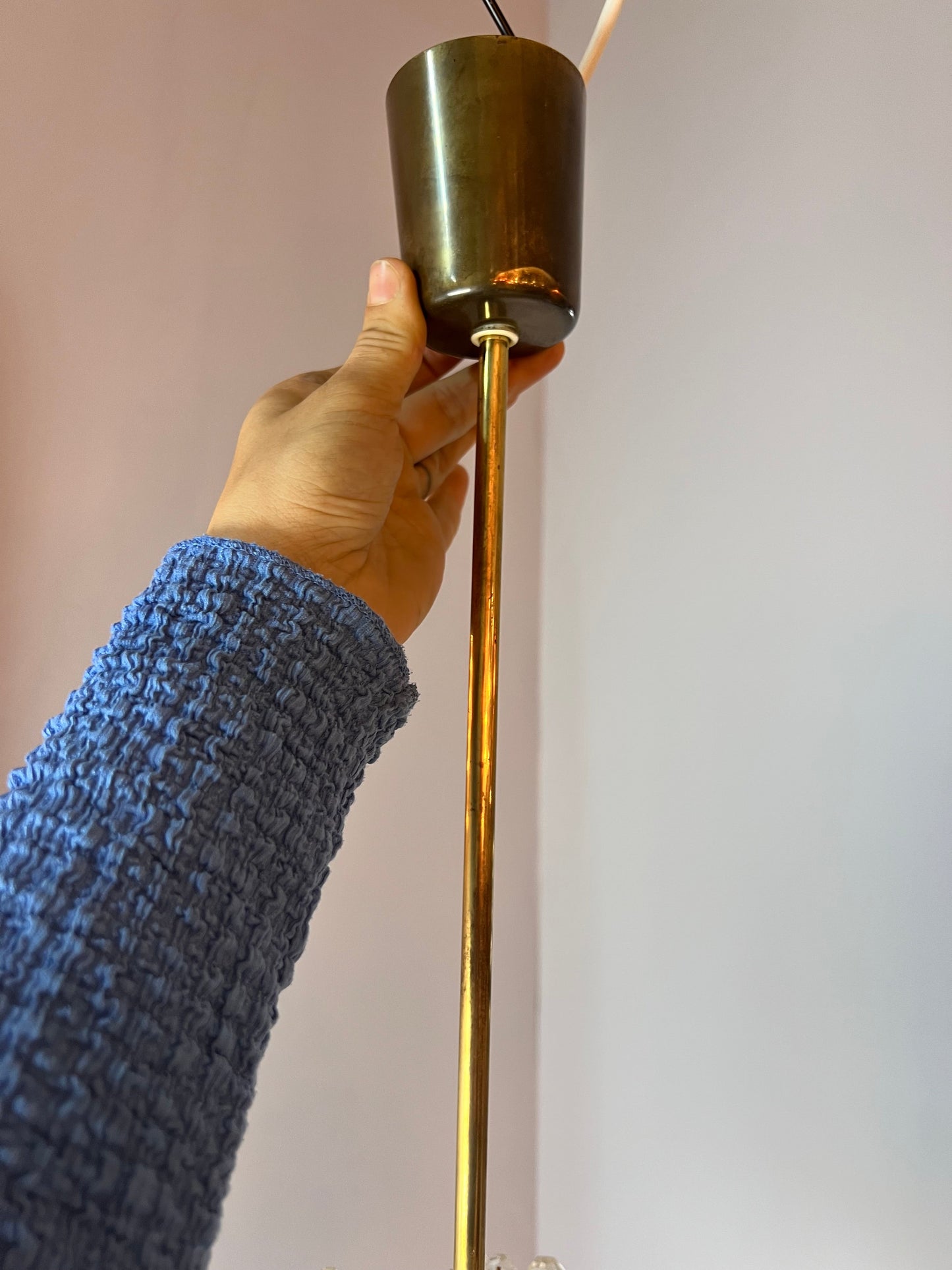 Vintage Kronleuchter von Emil Stejnar