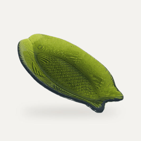 Vintage Schale Petit plat poisson Ockergelb | studio