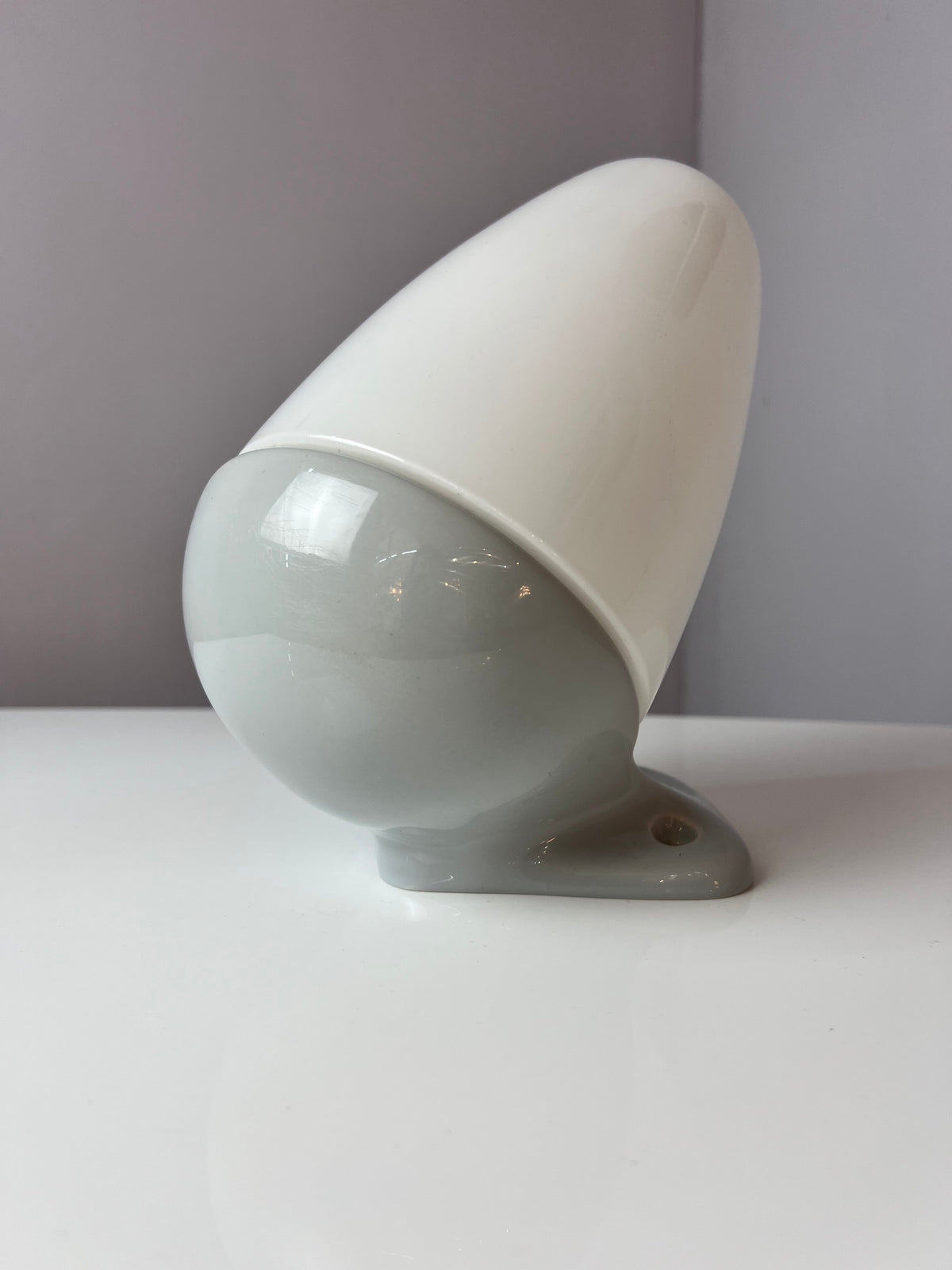 Vintage Wandlampe Modell 6030 grau von Sigvard Bernadotte für Ifö