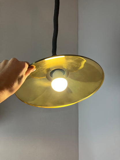 Hängelampe Messing höhenverstellbar