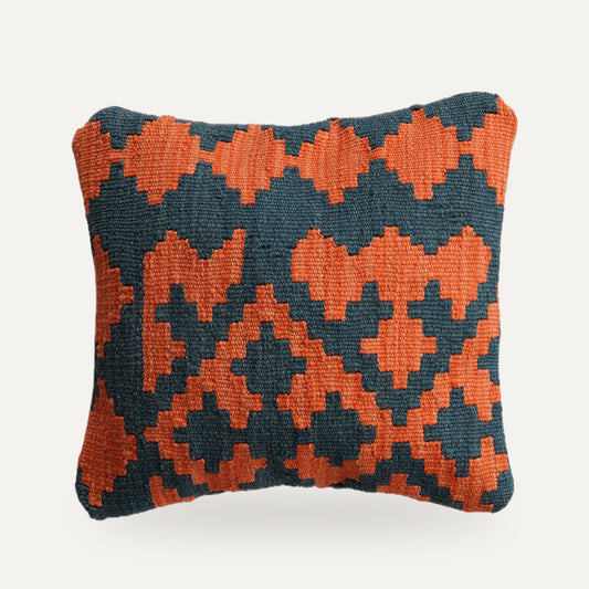 Vintage Kissen Kelim Bunt handgefertigt 40x40cm | studio