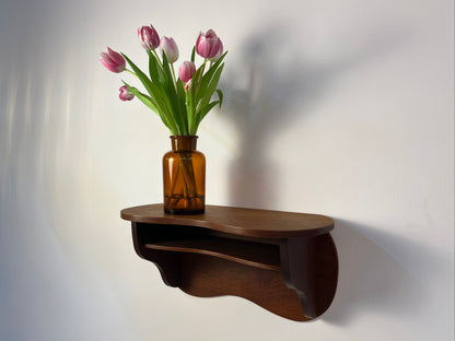 Vintage Wandregal aus Teak aus Dänemark