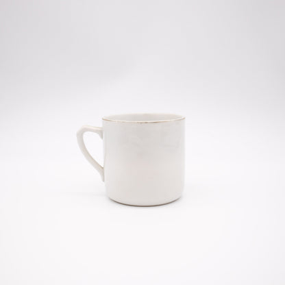 Vintage Kaffeetasse Porzellan mit Kindern im Apfelbaum, Art Deco