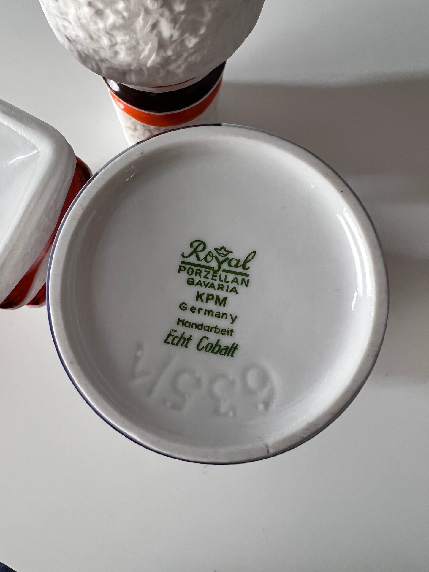 Vintage vase by KMP Porzellan Bavaria set of 3