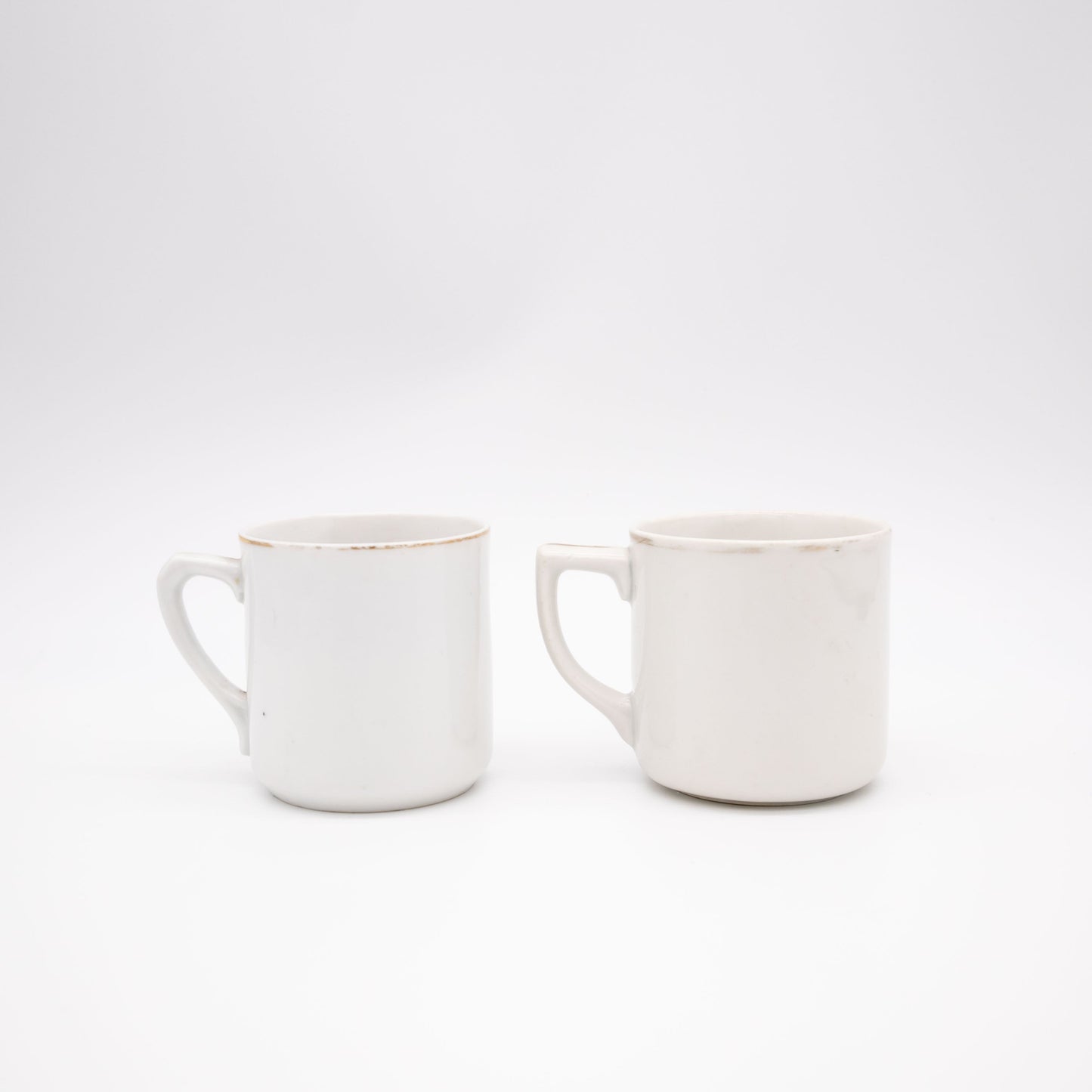Set von 2 Vintage Mokkatasse Porzellan mit Kindermotiv