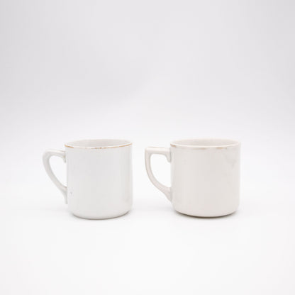 Set von 2 Vintage Mokkatasse Porzellan mit Kindermotiv