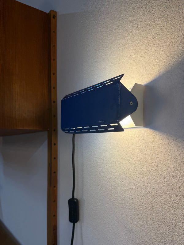 Wandlampe blau weiß von Gramelsbacher