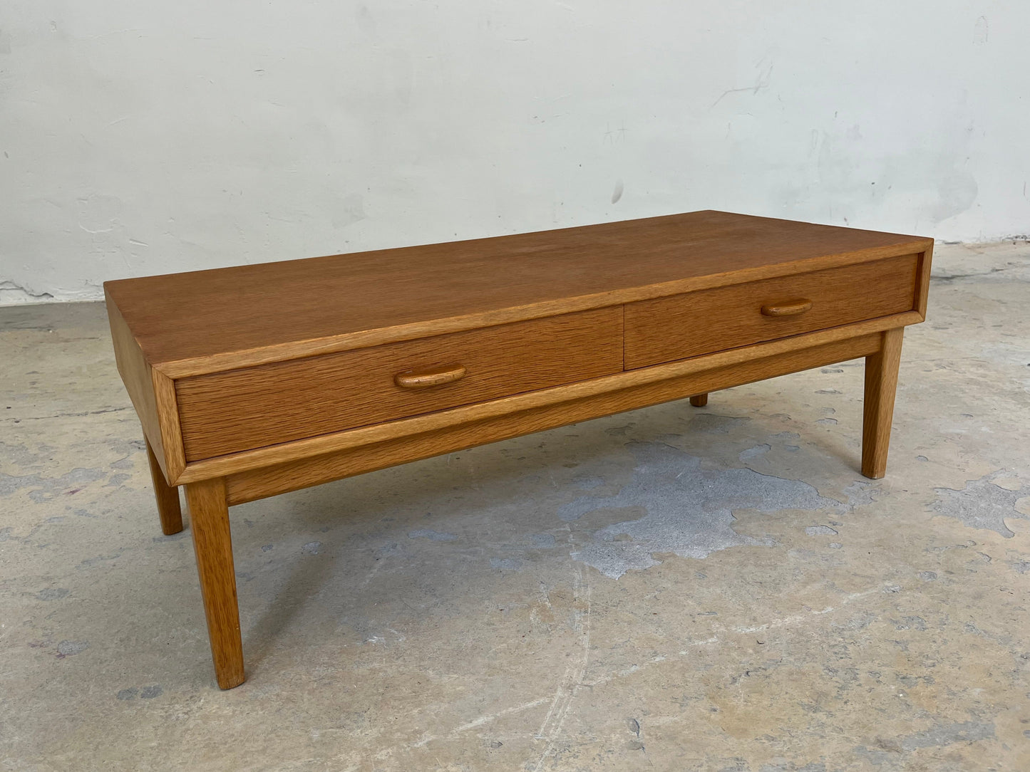 Vintage Lowboard aus Eiche aus Schweden