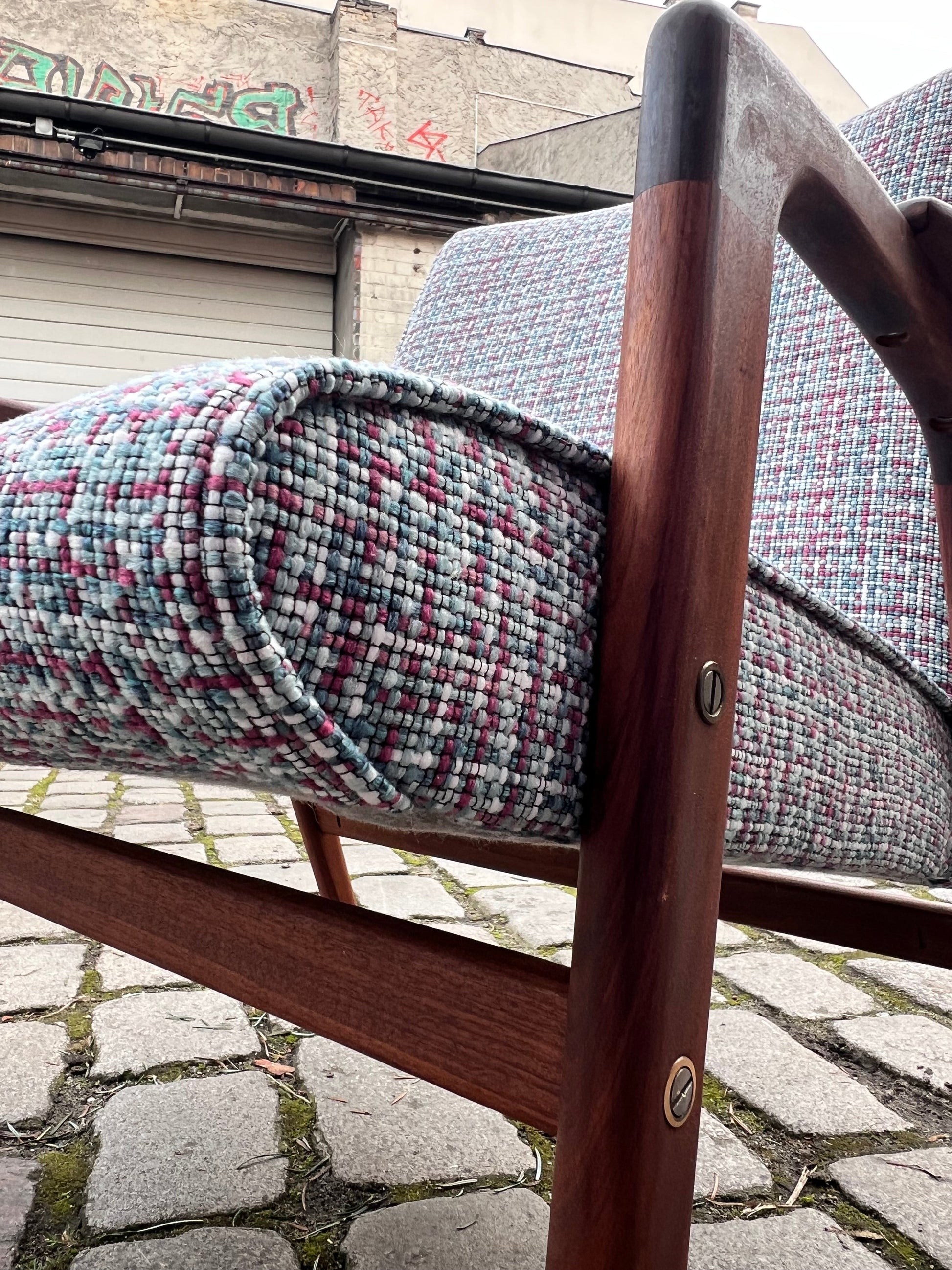 Vintage Lounge Chair Ruster von Yngve Ekström für Swedese, neu gepolstert