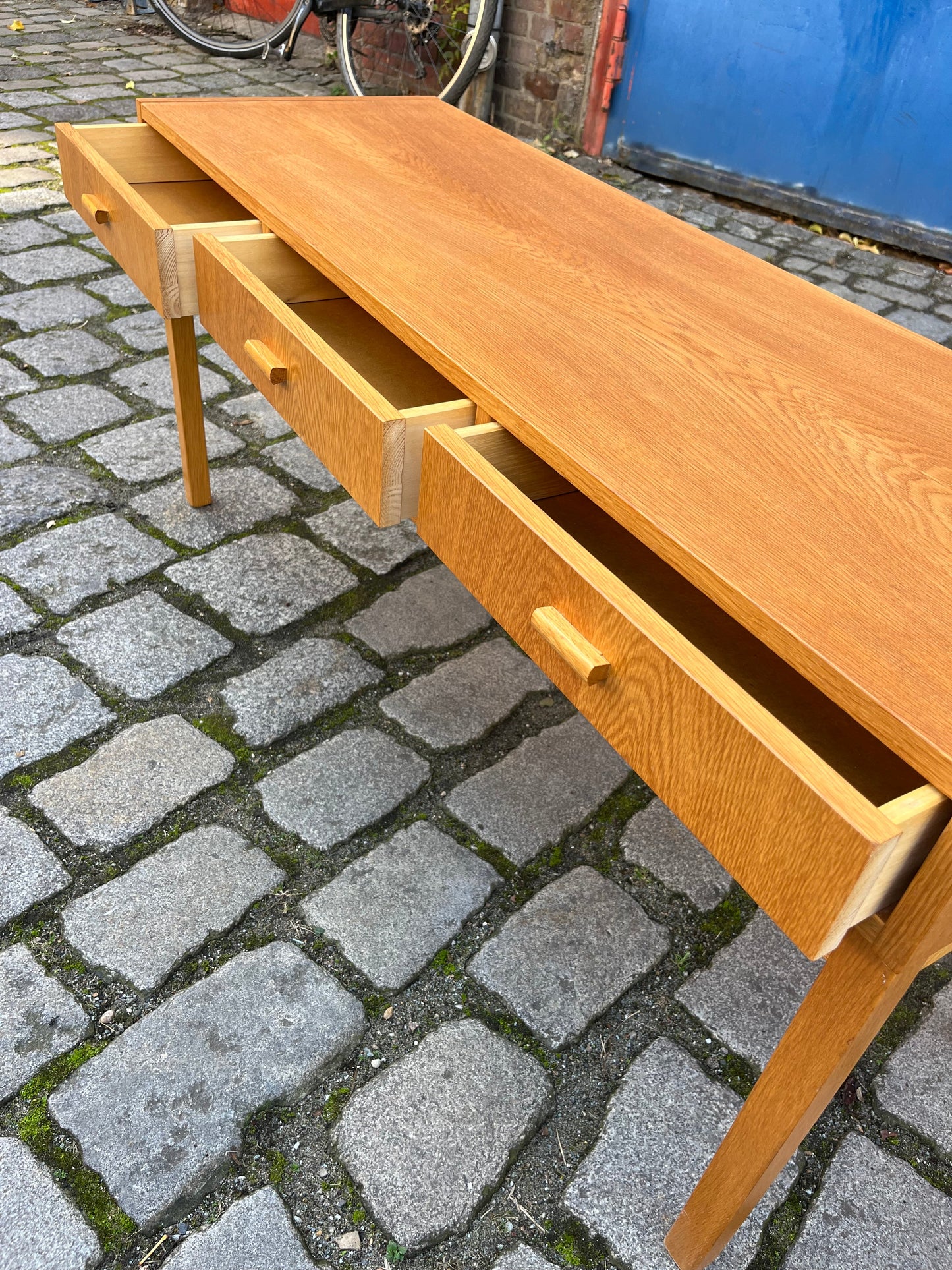 Vintage Lowboard aus Eiche, Dänemark 60er Jahre