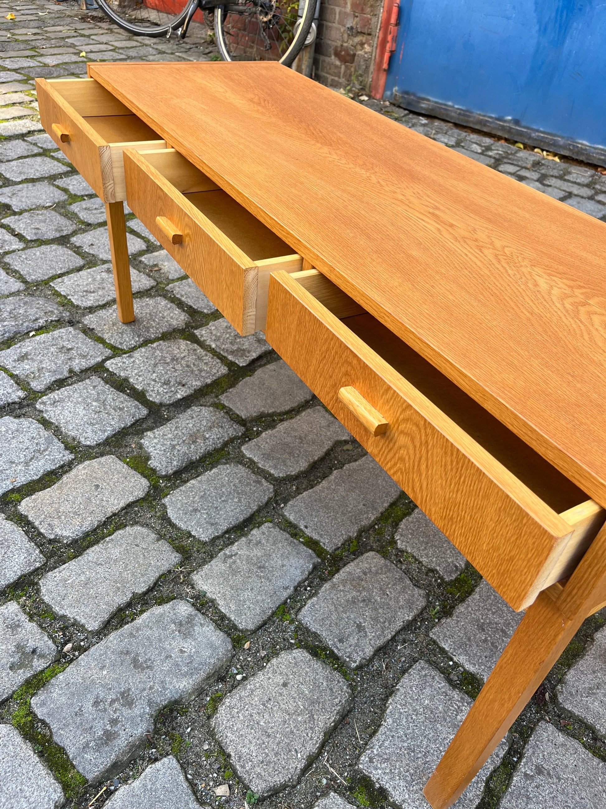 Vintage Lowboard aus Eiche, Dänemark 60er Jahre