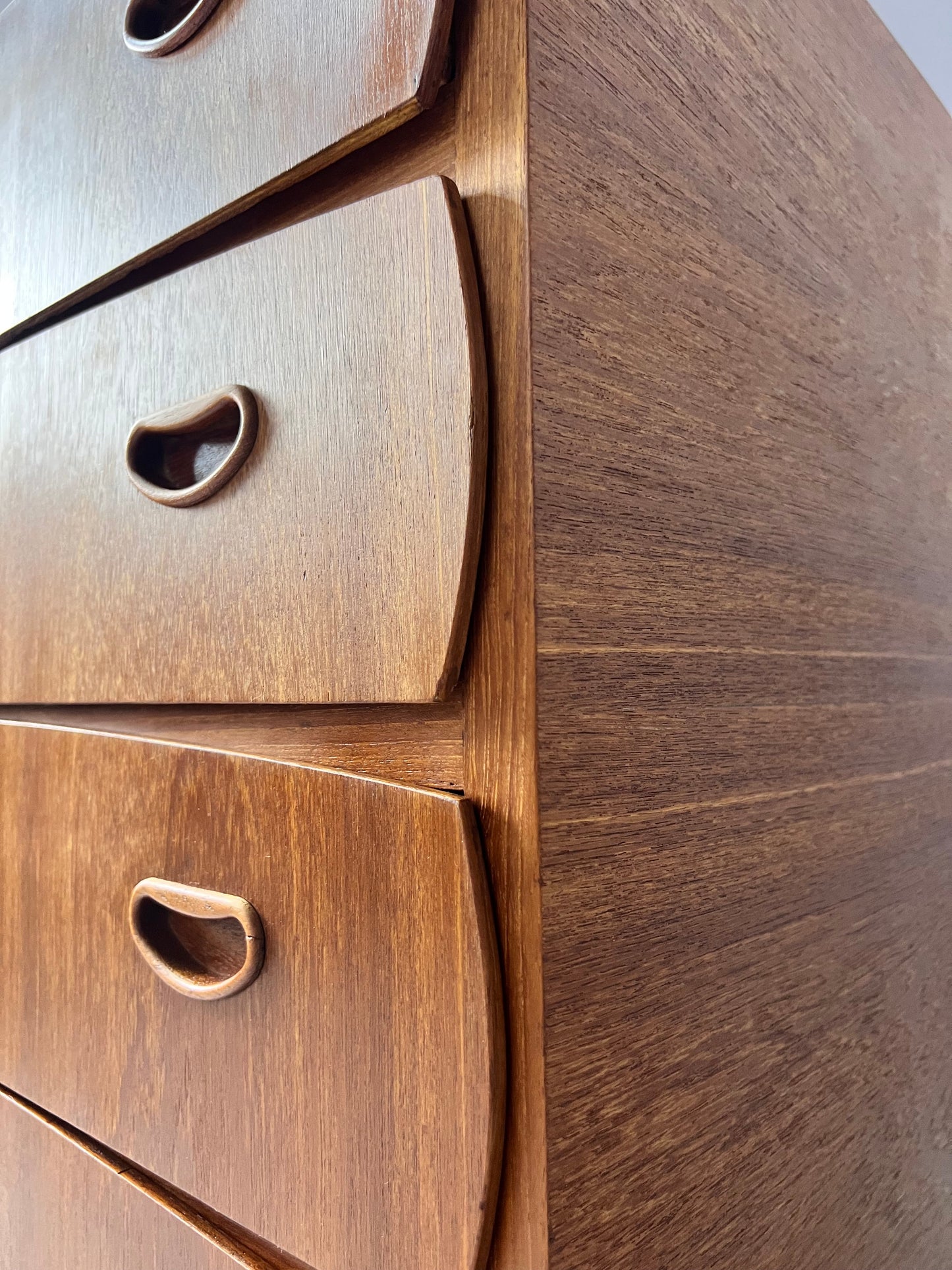 Vintage teak chest of drawers from Denmark