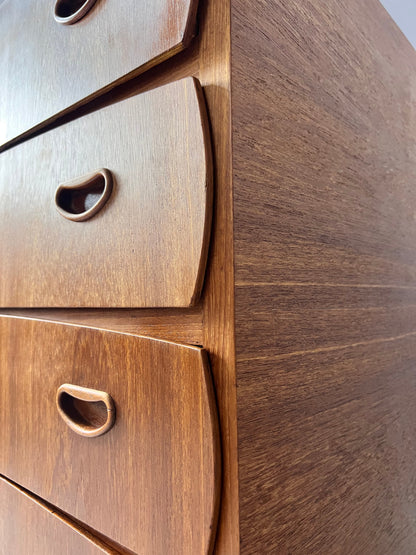 Vintage teak chest of drawers from Denmark