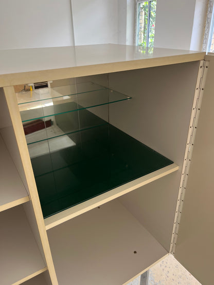 Vintage Highboard mit Minibar und kreisförmigem Reliefmuster aus Belgien