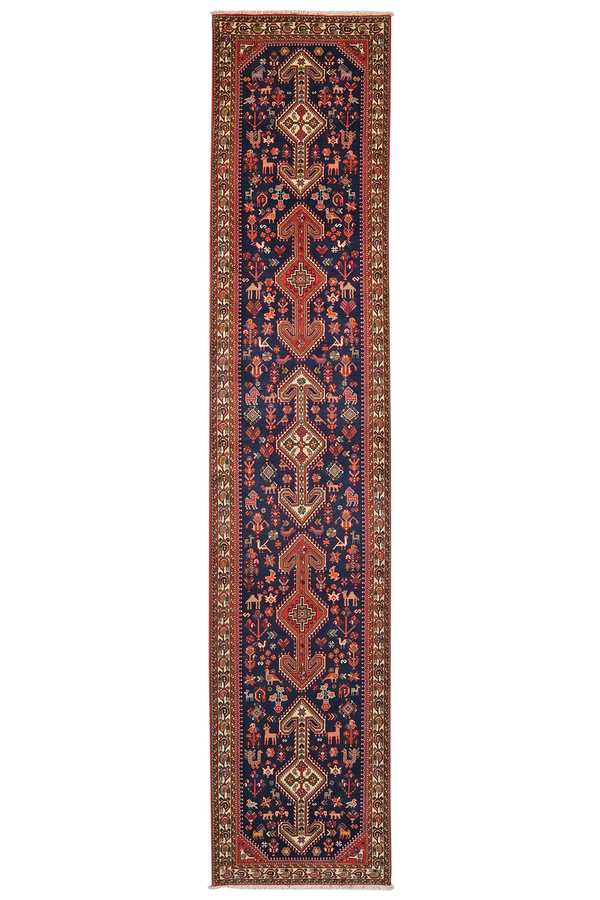 Nasrabad 398x83cm Vintage Rug