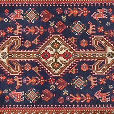 Nasrabad 398x83cm Vintage Rug