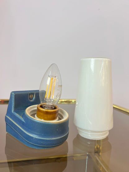 Wandlampe blau von Sigvard Bernadotte für Ifö
