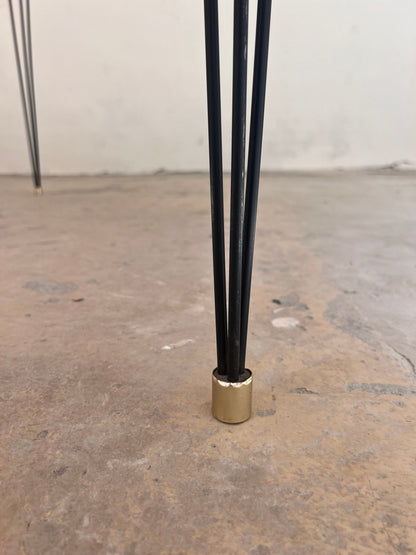 Vintage Esstisch Teak mit originalen Hairpin Legs
