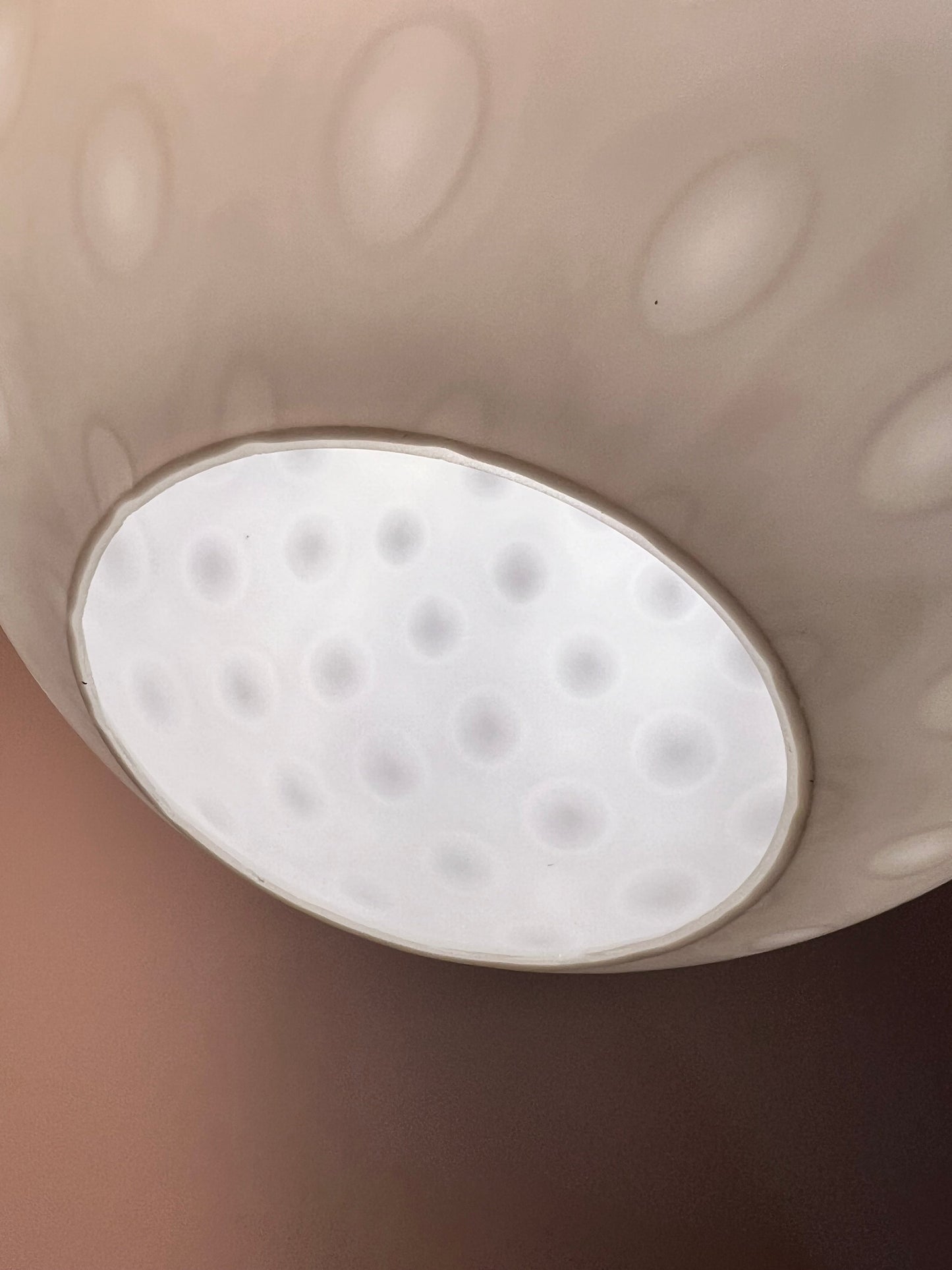 Vintage Hängelampe Como von Aloys Gangkofner für Peill und Putzler, Milchglas