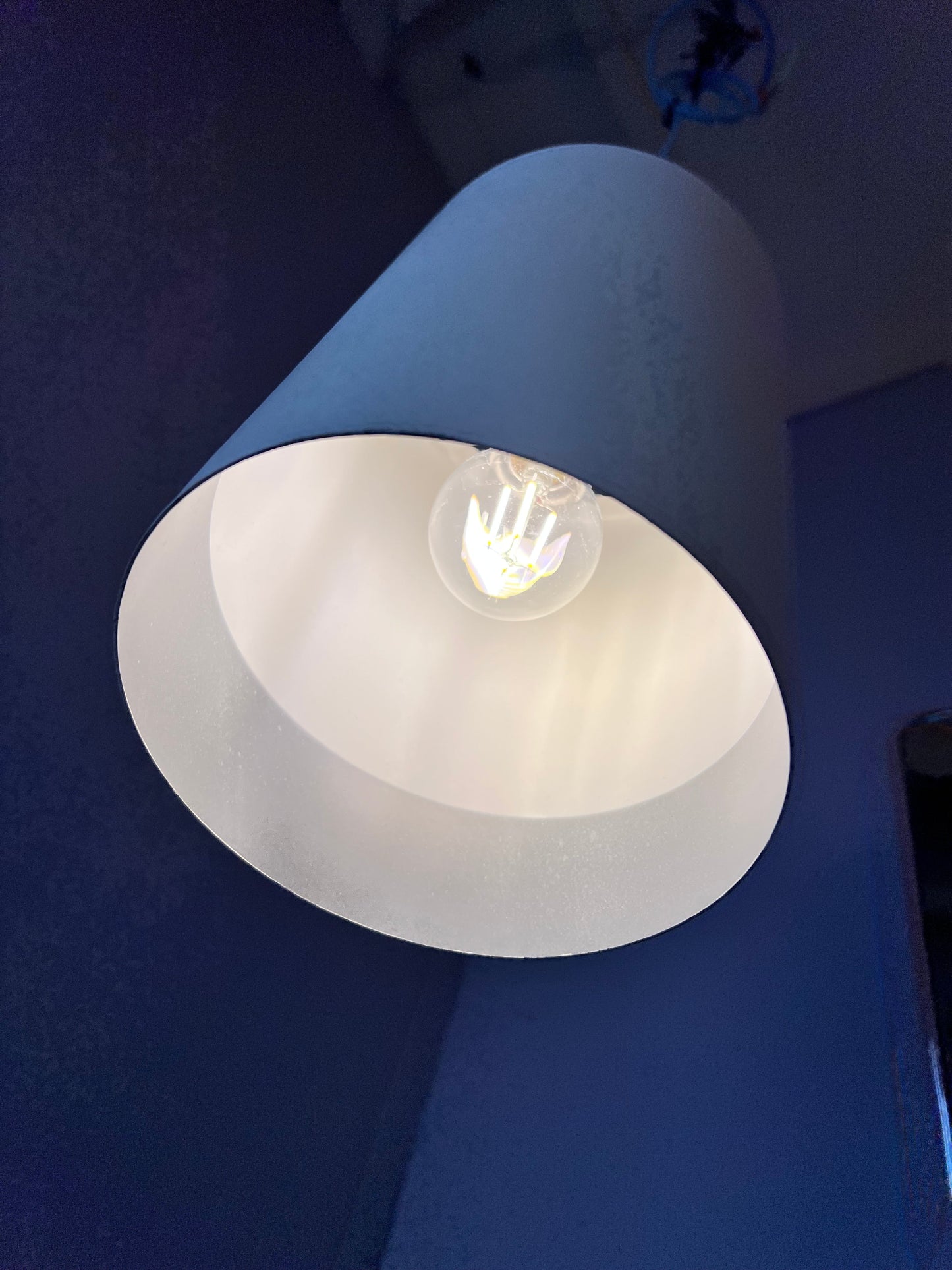 Vintage Zylinderlampe weiß von Fog und Mørup