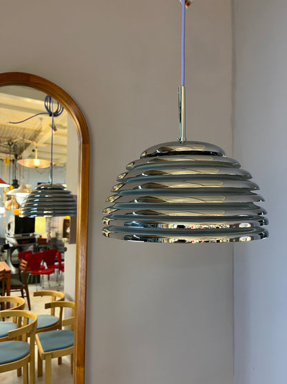 Vintage Hängelampe Saturno 30 cm von Kazuo Motozawa für STAFF