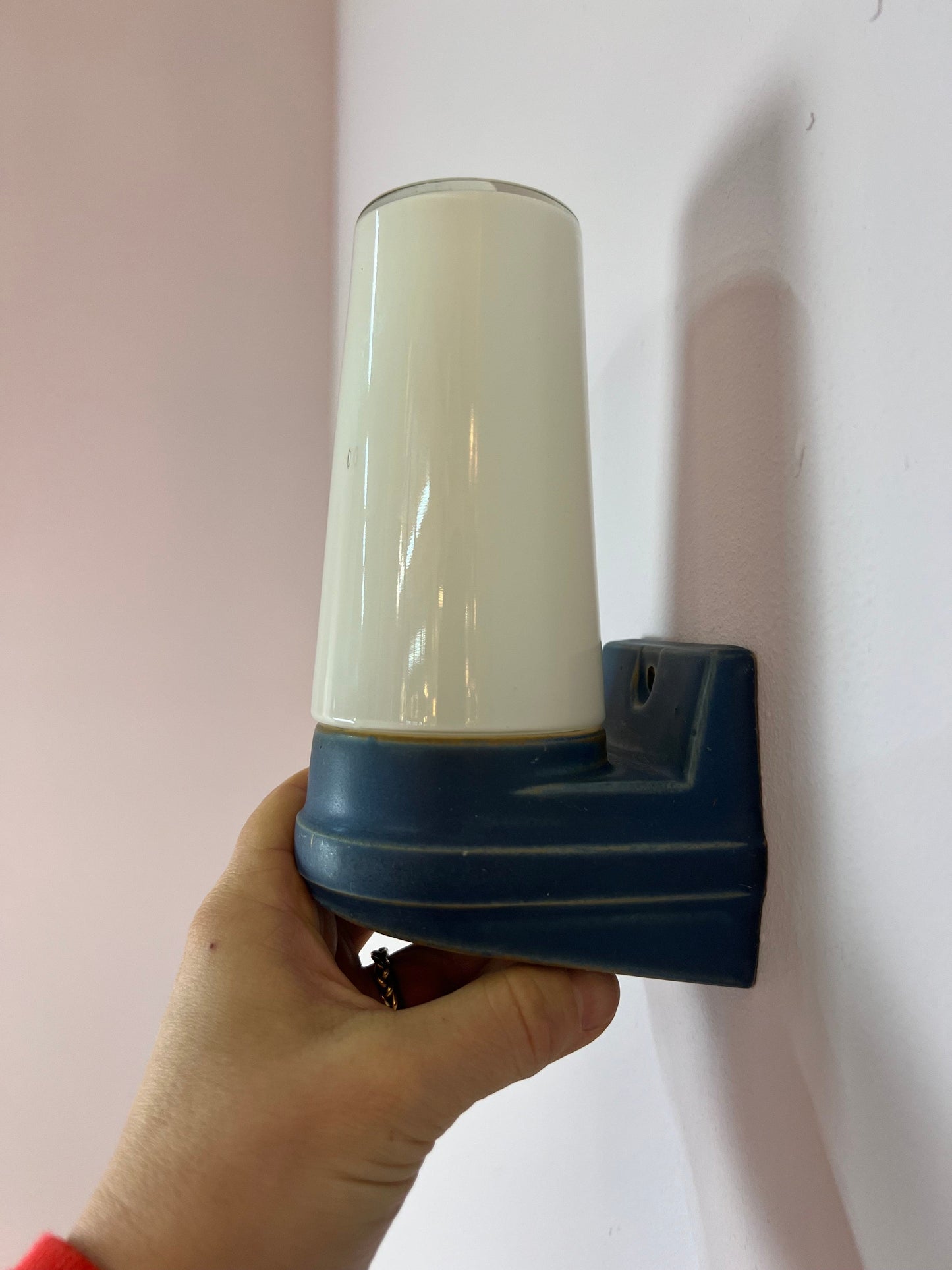 Wandlampe blau von Sigvard Bernadotte für Ifö