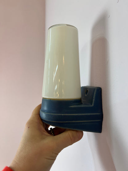 Wandlampe blau von Sigvard Bernadotte für Ifö