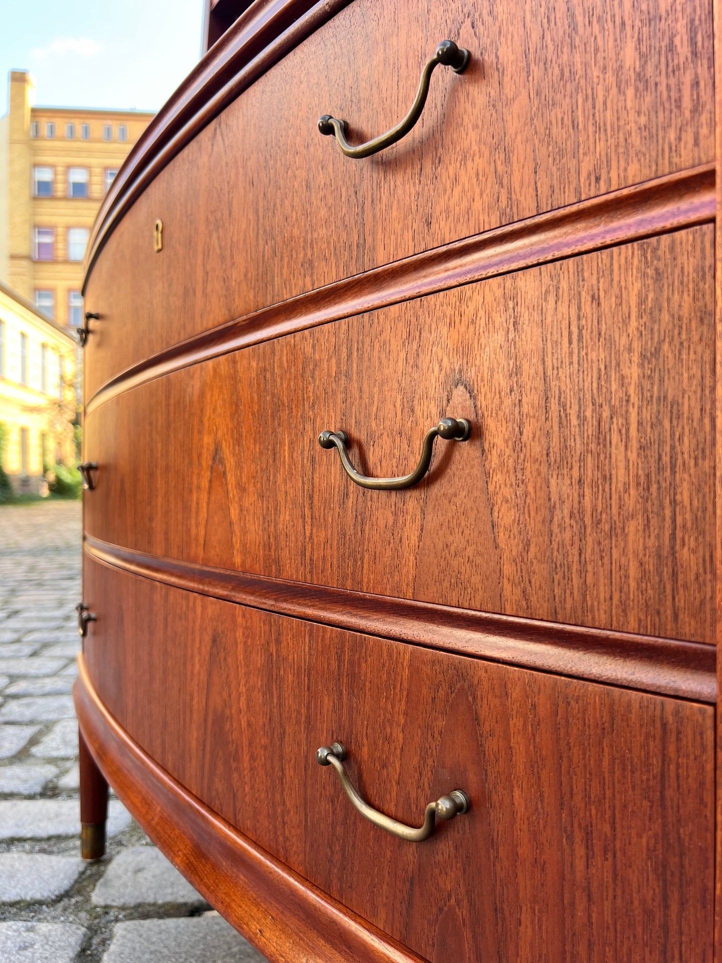 Bücherregal mit Sekretär und Kommode Teak Dänemark