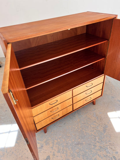 Vintage Wäscheschrank Herrenkommode für Gebr. Lübke