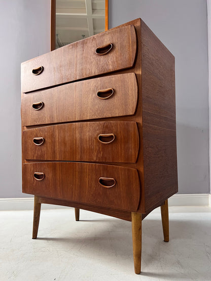 Vintage teak chest of drawers from Denmark
