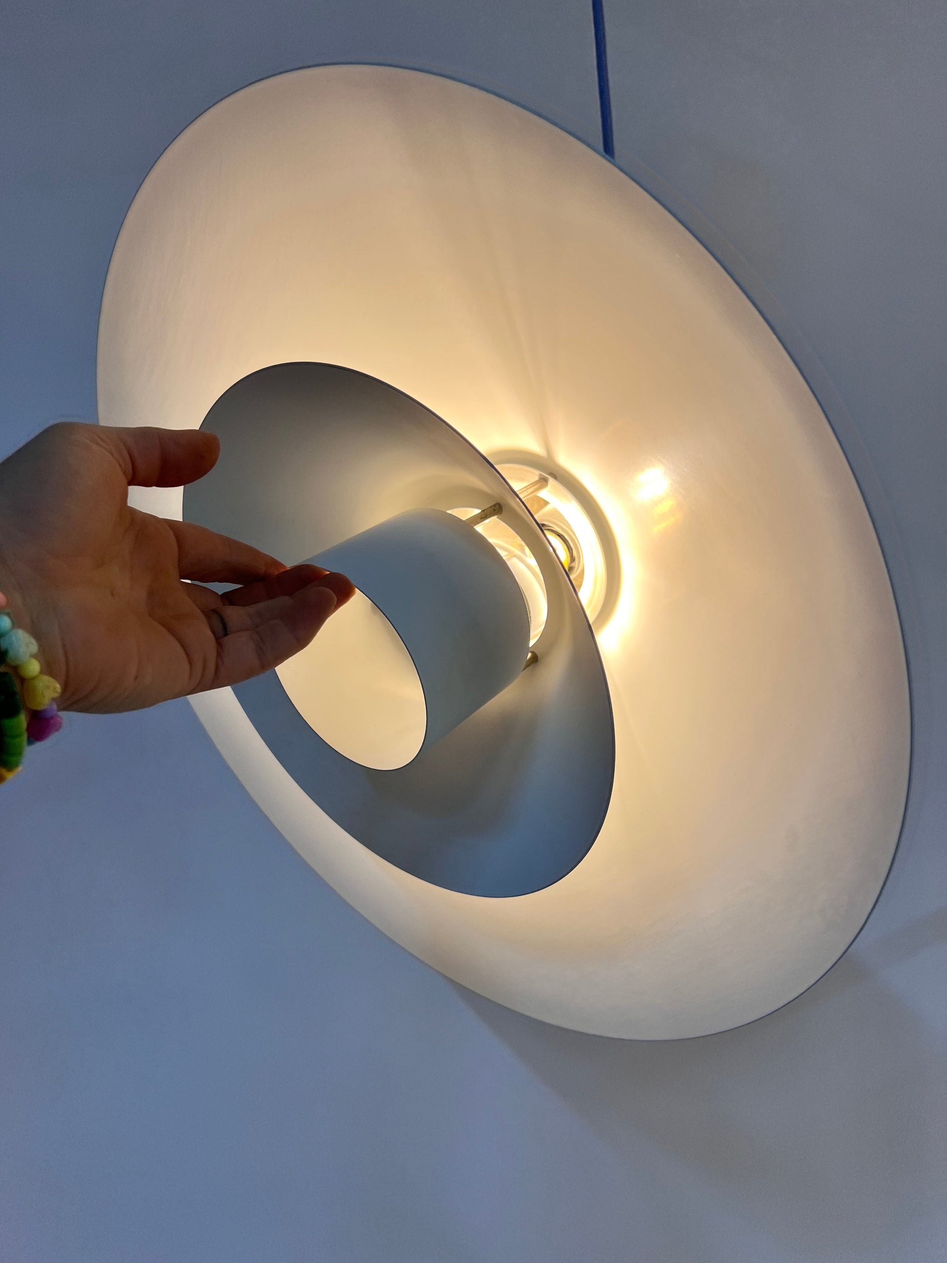 Vintage Lamellenlampe Trapez von Christian Hvidt für Nordisk Solar